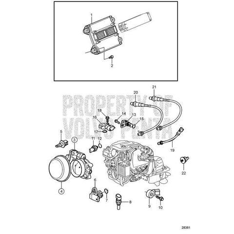 Volvo Penta Qualifies for Free Shipping Volvo Penta Throttle Body #22414310