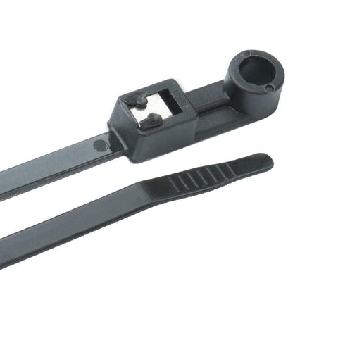 Ancor Qualifies for Free Shipping Ancor 11" UV Black Mounting Self Cutting Cable Ties 20-Pk #199303