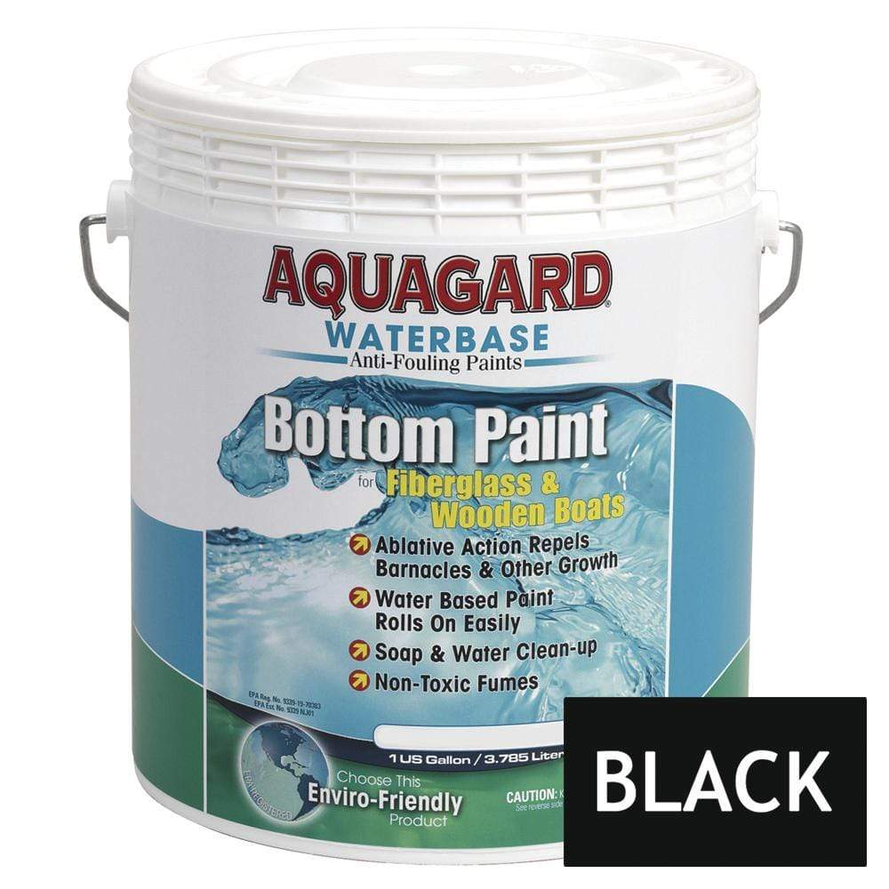 Aquagard Qualifies for Free Shipping Aquagard Waterbased Anti-Fouling Bottom Paint 1 Gallon Black #10101