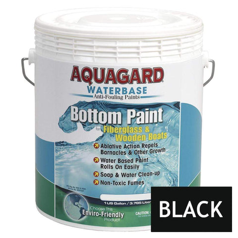Aquagard Qualifies for Free Shipping Aquagard Waterbased Anti-Fouling Bottom Paint 1 Gallon Black #10101