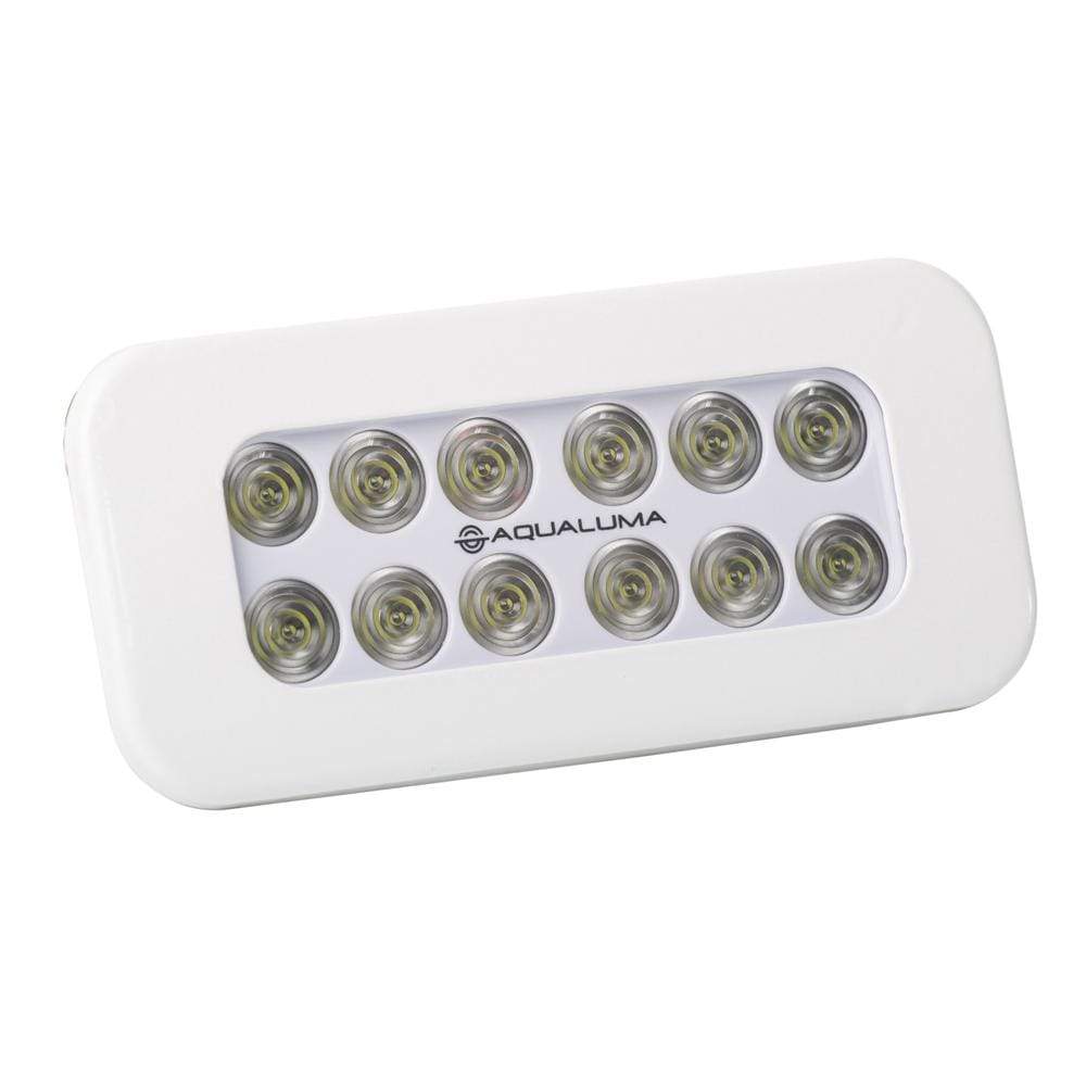 Aqualuma Qualifies for Free Shipping Aqualuma Flush-Mount Spreader Light 12 LED White Bezel #SL12FMW