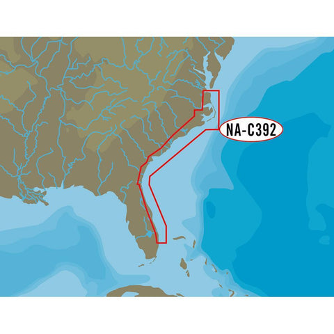 C-MAP USA Qualifies for Free Shipping C-MAP Nt+ FP Format ICW Norfolk VA to West Palm FL #NA-C392FPCARD
