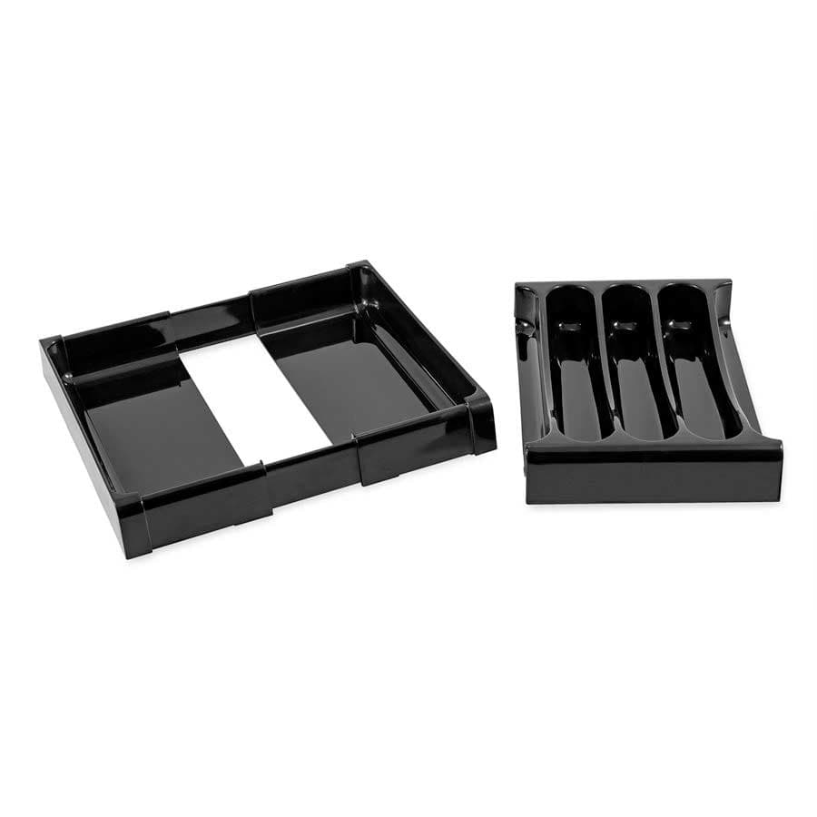 Camco Qualifies for Free Shipping Camco RV Adjustable Cutlery Tray Black #43504