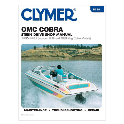 Clymer OMC Cobra Book Stern 86-93 King 88-89 #B738