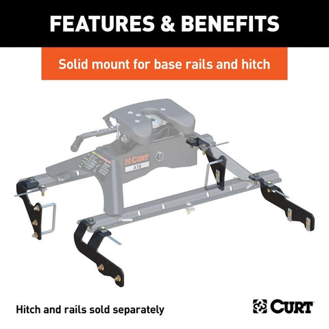 CURT Not Qualified for Free Shipping CURT 5th Wheel Install Brackets Select RAM 1500 #16307