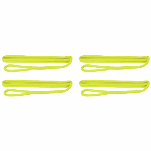 Extreme Max Qualifies for Free Shipping Extreme Max BoatTector Fender Line 4-pk 3/8" x 6' Neon Yellow #3006.3408