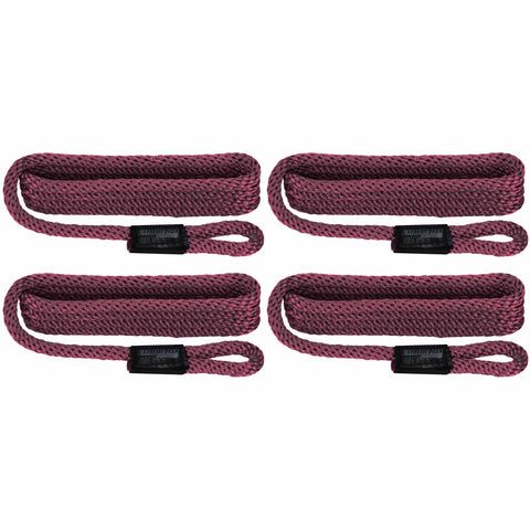 Extreme Max Qualifies for Free Shipping Extreme Max BoatTector MFP Fender Line 4-pk 3/8" x 5' Burgundy #3006.3375