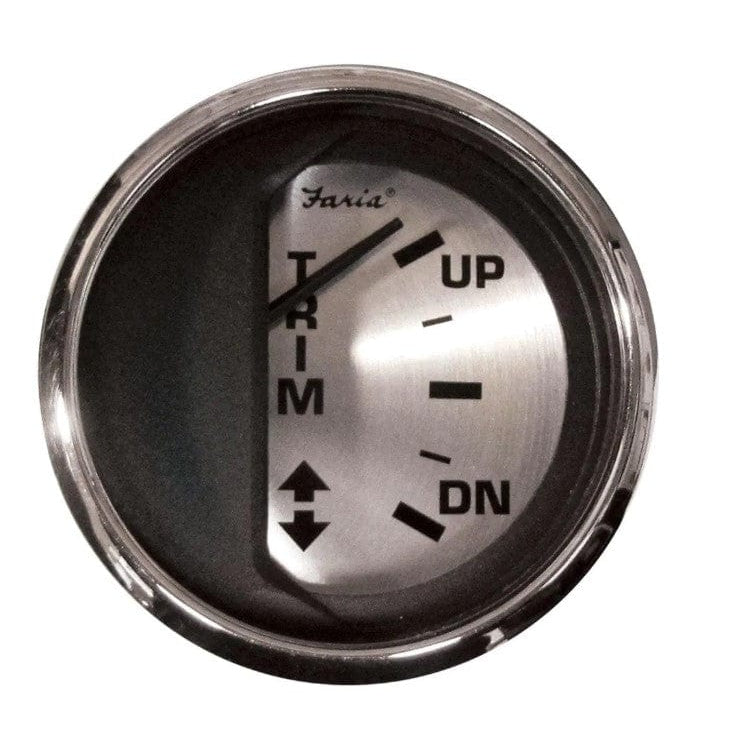 Faria Qualifies for Free Shipping Faria Chesapeake Trim Gauge J/E  Spun Silver #16017