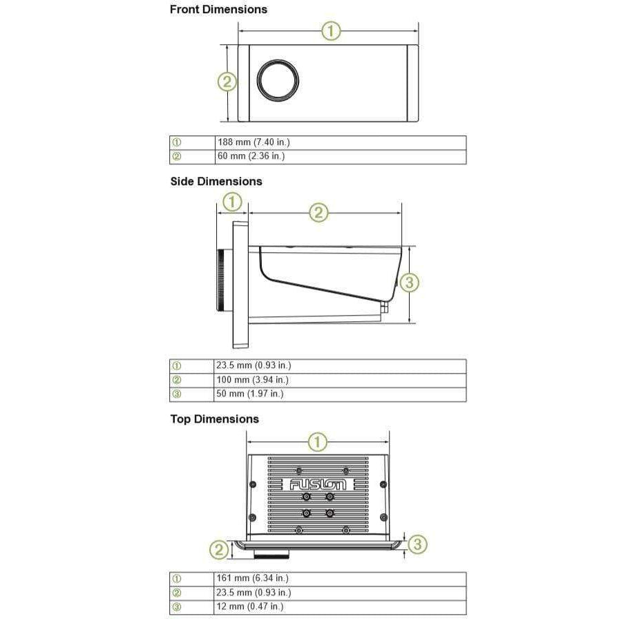 Fusion Qualifies for Free Shipping FUSION MS-RA770 Apollo Series Touch Screen Stereo AM/FM/BT #010-01905-00