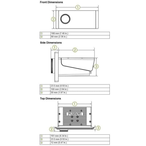 Fusion Qualifies for Free Shipping FUSION MS-RA770 Apollo Series Touch Screen Stereo AM/FM/BT #010-01905-00