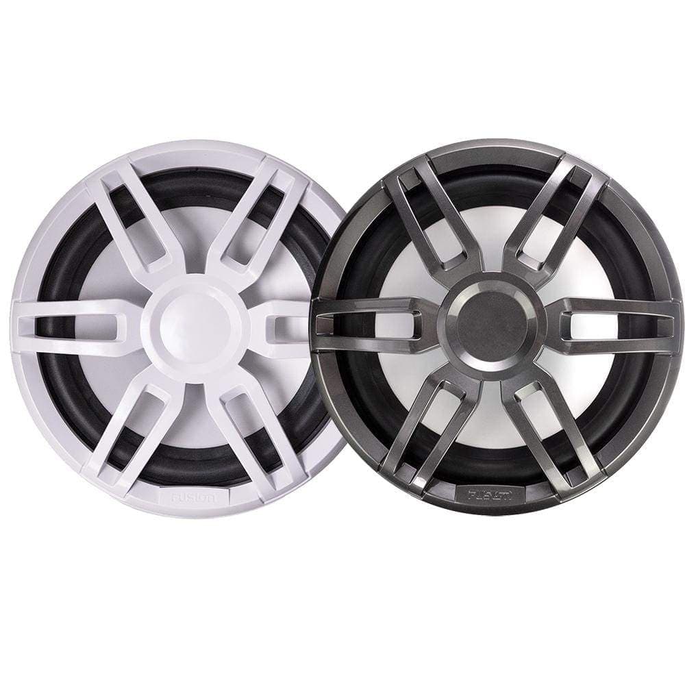 Fusion Qualifies for Free Shipping FUSION XS-SL10SPGW 10" RGB Subwoofer Sport White/Grey #010-02198-20