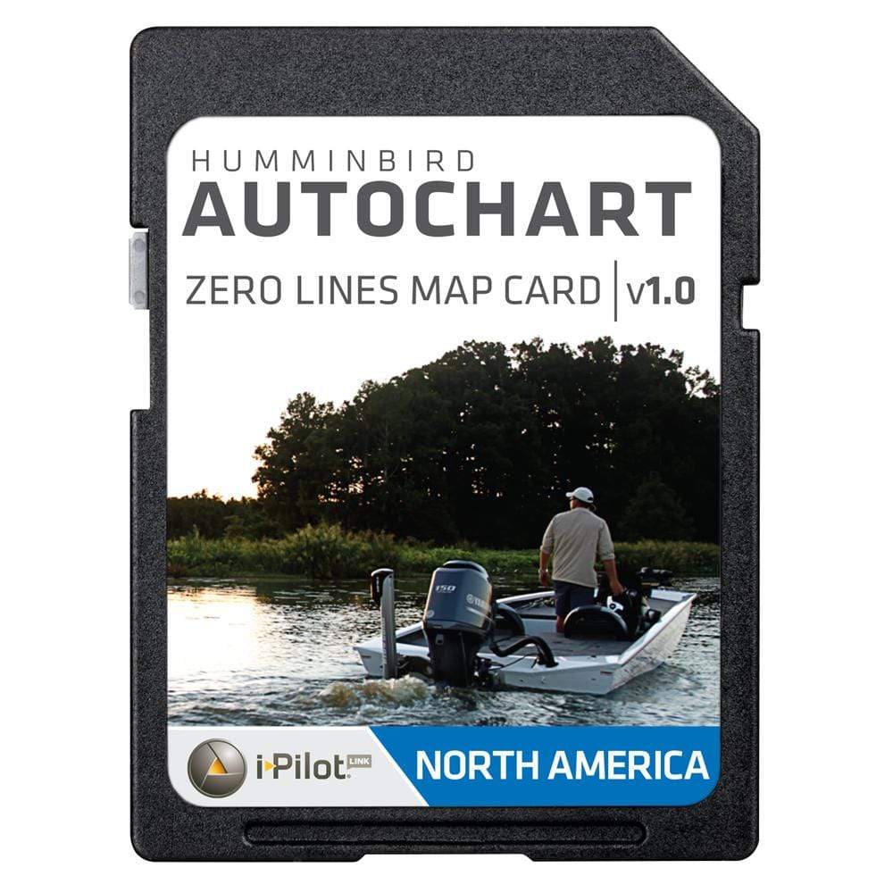 Humminbird Qualifies for Free Shipping Humminbird Autochart Zero Lines Map Card #600033-1