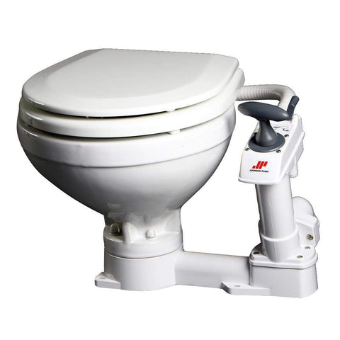 Johnson Pump Not Qualified for Free Shipping Johnson Pump Compact Manual Toilet #80-47229-01