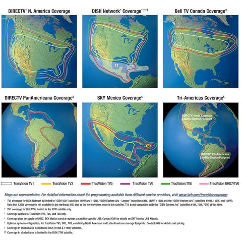 KVH TracVision TV5 with Tri-Americas LNB #01-0364-06