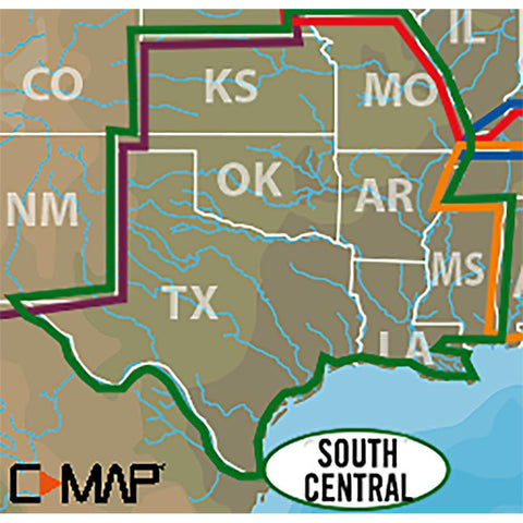 Lowrance Qualifies for Free Shipping Lowrance C-MAP Lake Insight HD South Central #000-13731-001