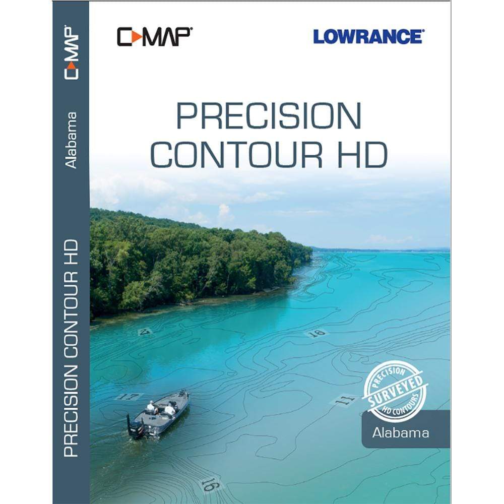 Lowrance Qualifies for Free Shipping Lowrance C-MAP Precision Contour HD Alabama #000-14808-001