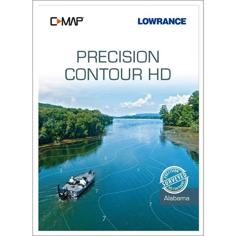 Lowrance Qualifies for Free Shipping Lowrance C-MAP Precision Contour HD Alabama #M-NA-Y334-MS