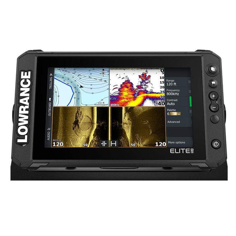 Lowrance Qualifies for Free Shipping Lowrance Elite FS 9 Combo No Ducer Preloaded with C-Map #000-15707-001