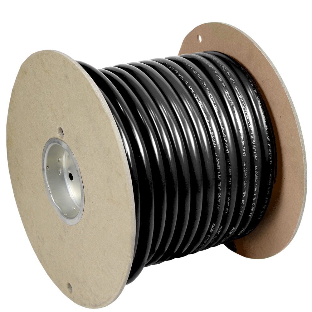 Pacer Group Not Qualified for Free Shipping Pacer Black 100' 1 AWG Battery Cable #WUL1BK-100