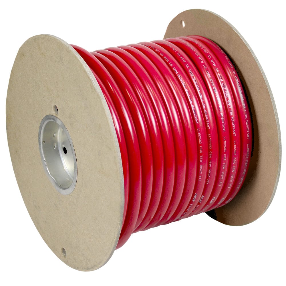 Pacer Group Not Qualified for Free Shipping Pacer Red 100' 1 AWG Battery Cable #WUL1RD-100