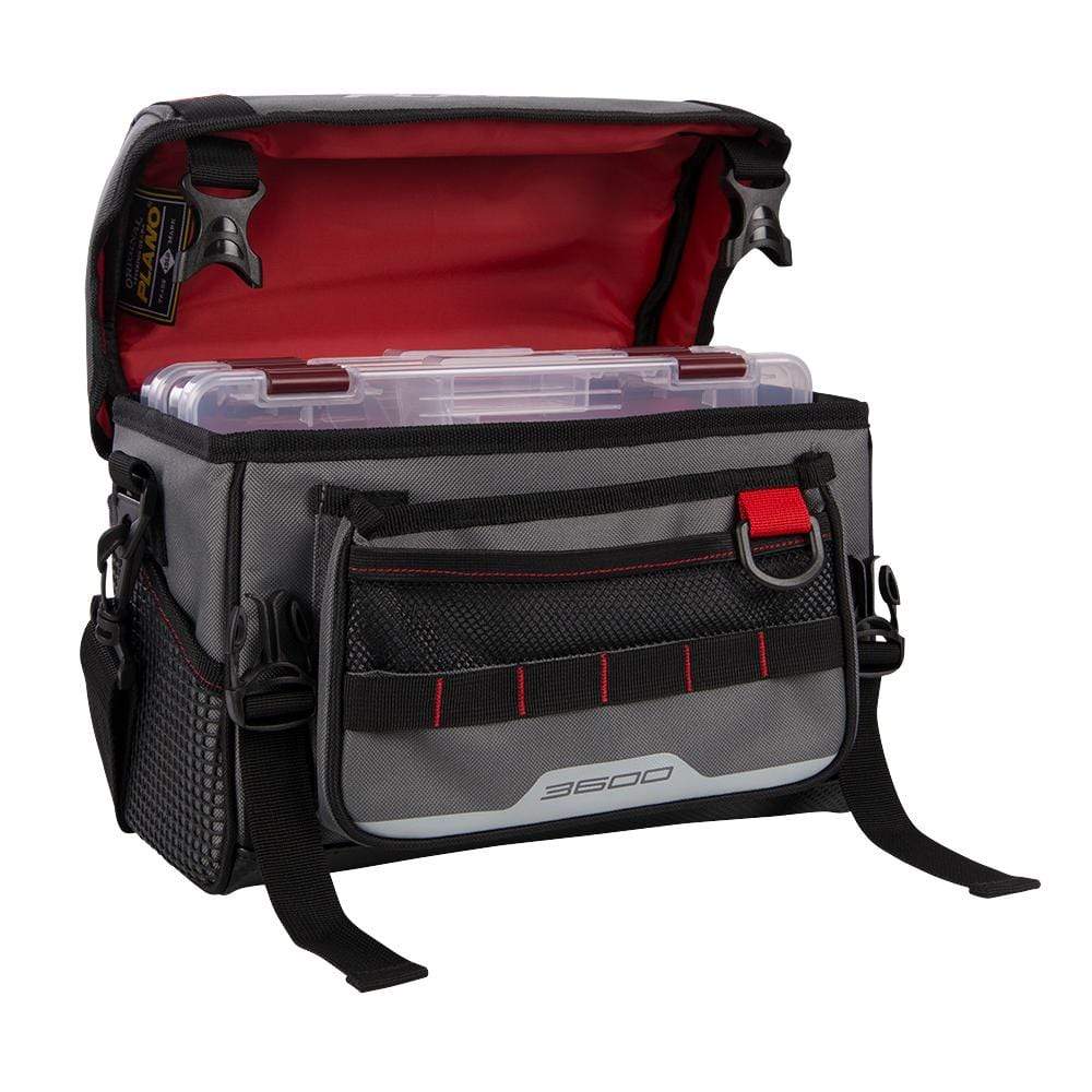 Plano Qualifies for Free Shipping Plano Weekend Series Gray 3600 Softsider Tackle Bag #PLAB36120