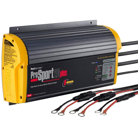 ProMariner Qualifies for Free Shipping ProMariner ProSport 20 Plus Gen 3 20a 3-Bank Charger #43021