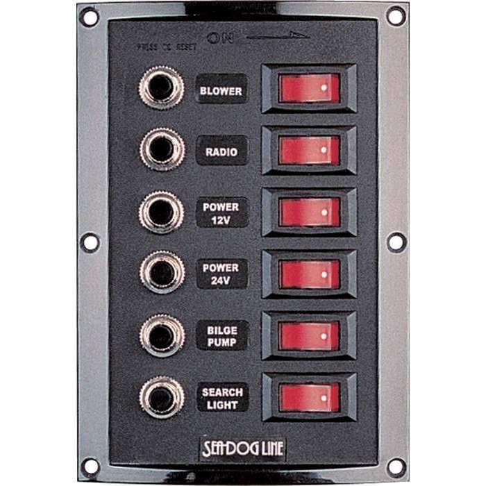 Sea-Dog Qualifies for Free Shipping Sea-Dog Nylon Circuit Breaker Panel #424800-1