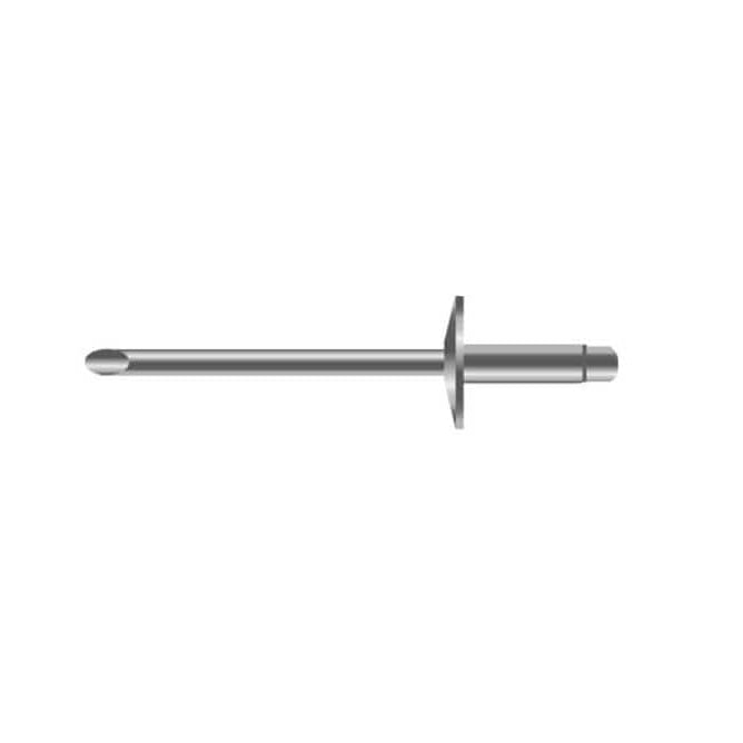 Seachoice Qualifies for Free Shipping Seachoice 3/16" x 1/2" Blind Rivet 6-8 SS 100-pk #00653