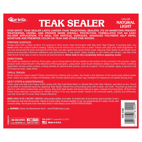 Star brite Qualifies for Free Shipping Star brite Tropical Teak Sealer Natural Light #087900