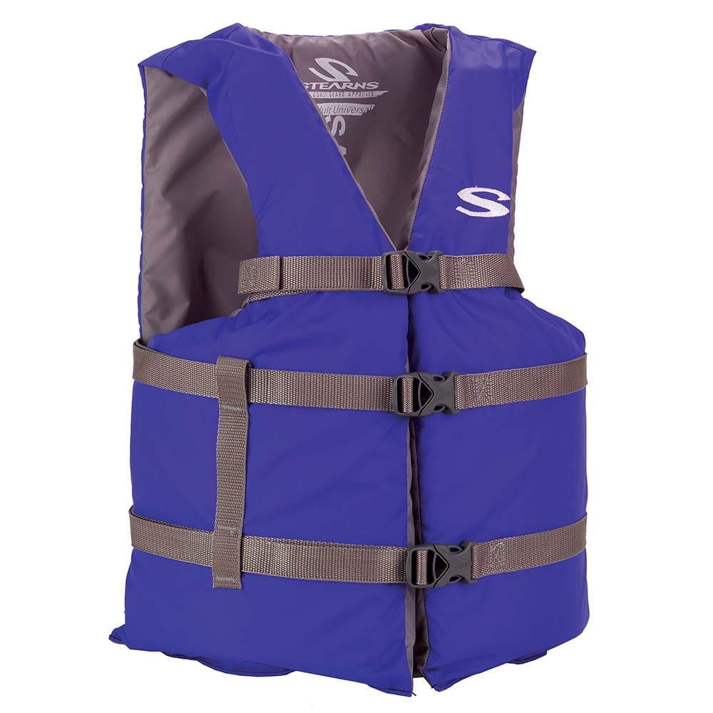 Stearns Qualifies for Free Shipping Stearns Classic Series Adult Blue Universal Life Jacket #2159354