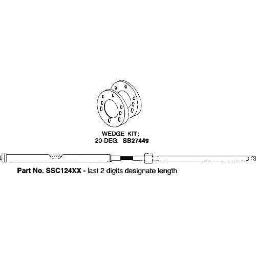 Teleflex Qualifies for Free Shipping Teleflex Rack Replacemetn Cable 17' #SSC12417