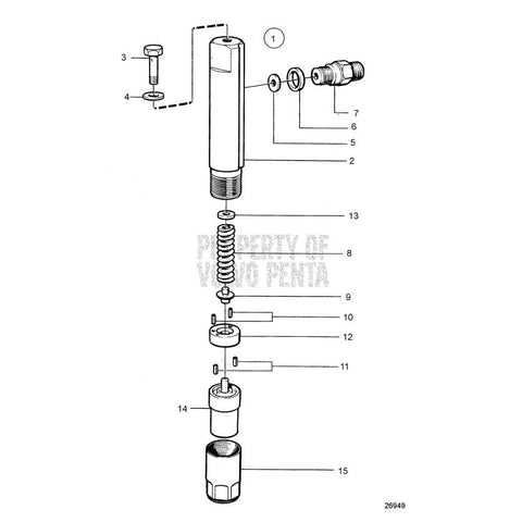 Volvo Penta Qualifies for Free Shipping Volvo Penta Diesel Cap Nut #3092030