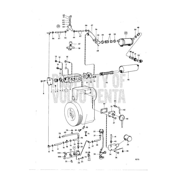 Volvo Penta Qualifies for Free Shipping Volvo Penta Diesel Connection Pipe #840522