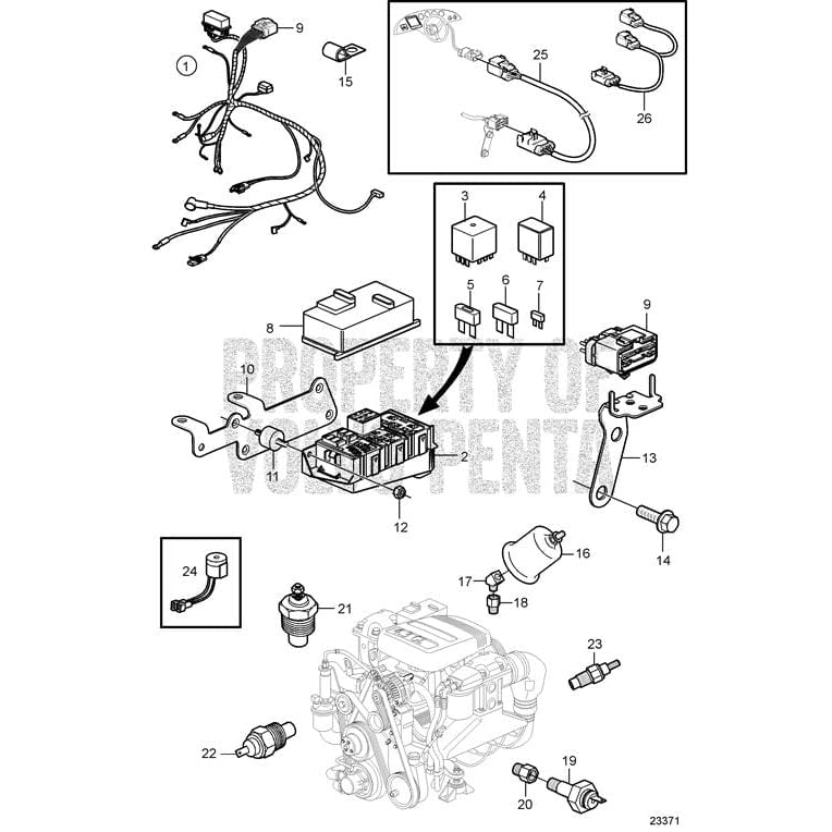 Volvo Penta Qualifies for Free Shipping Volvo Penta Engine Wiring Harness #3884239