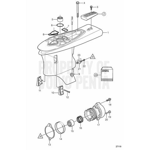 Volvo Penta Oversized - Not Qualified for Free Shipping Volvo Penta Gear Housing #21119779