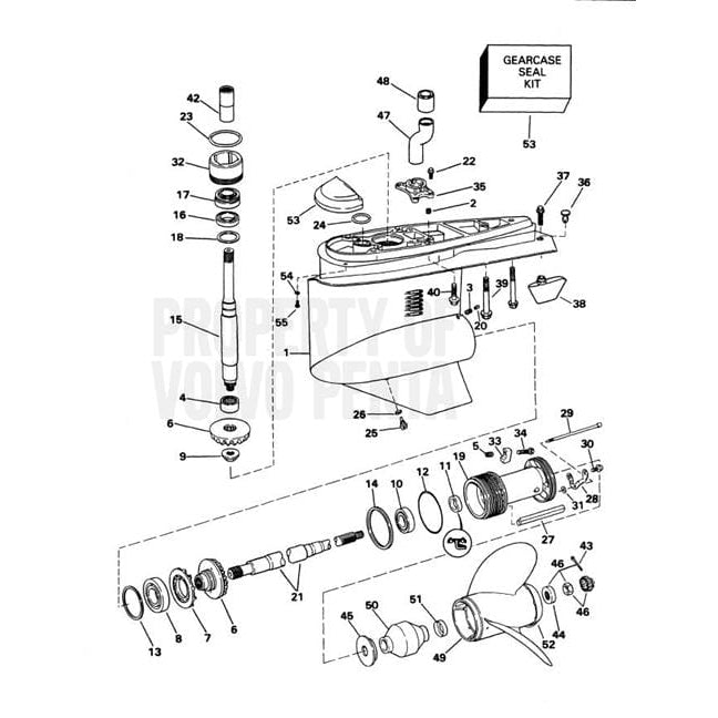 Volvo Penta Oversized - Not Qualified for Free Shipping Volvo Penta Gear Housing #3854379