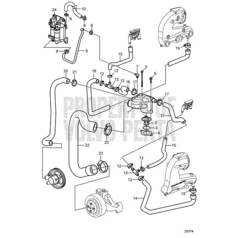 Volvo Penta Qualifies for Free Shipping Volvo Penta Hose #21114718
