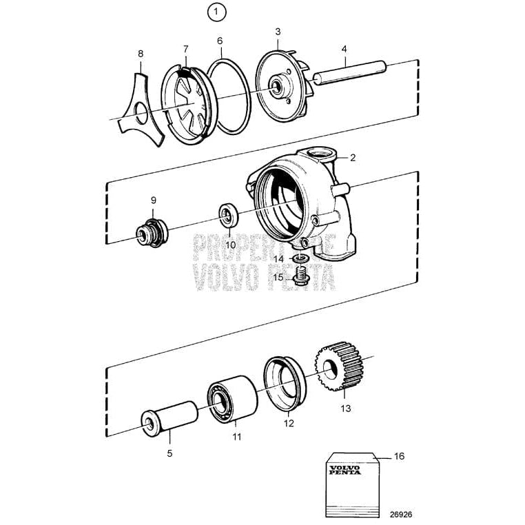 Volvo Penta Qualifies for Free Shipping Volvo Penta Impeller #3183683