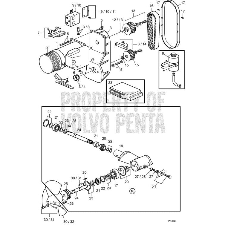 Volvo Penta Qualifies for Free Shipping Volvo Penta Propeller Bow Thruster RH #41100698