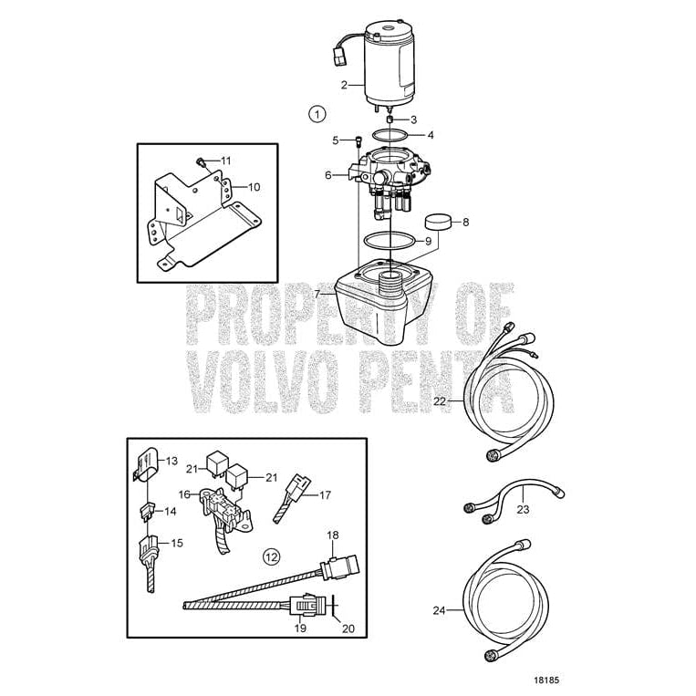 Volvo Penta Qualifies for Free Shipping Volvo Penta Trim Pump Unit #888792