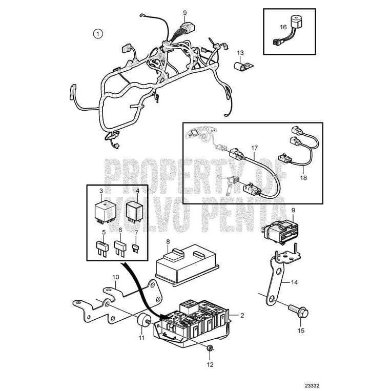 Volvo Penta Qualifies for Free Shipping Volvo Penta Wiring Harness #21187845