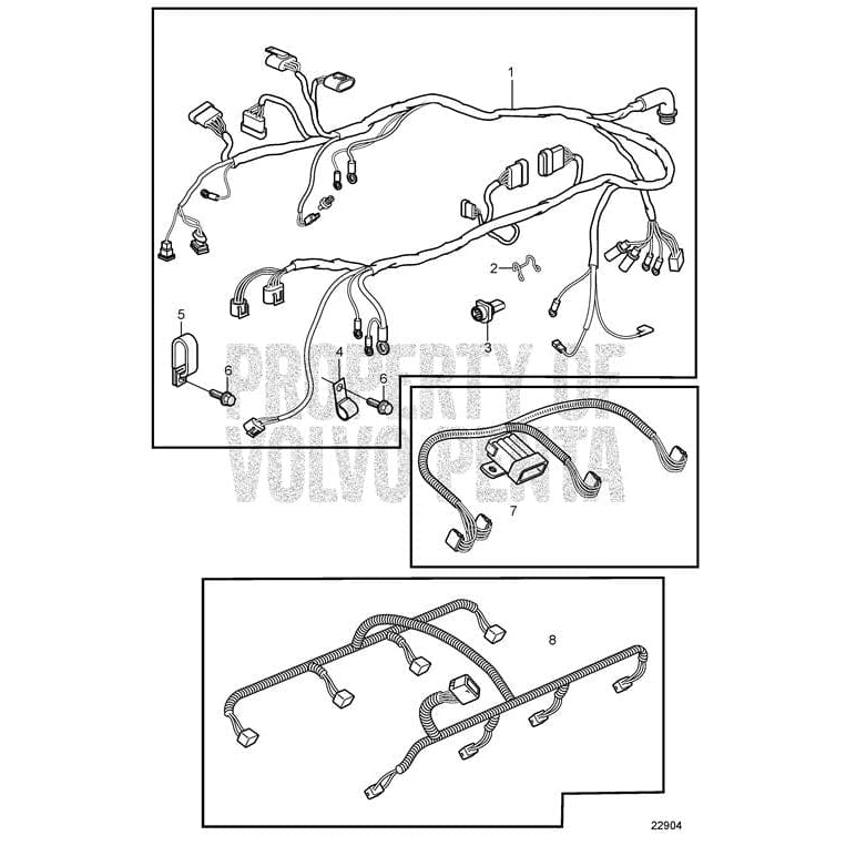 Volvo Penta Qualifies for Free Shipping Volvo Penta Wiring Harness #3863229